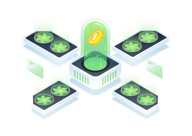 Money Machine Incubation  Illustration