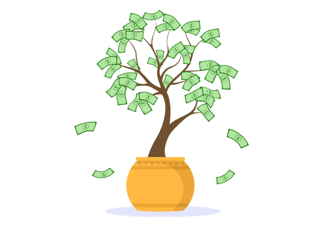 Money Tree  イラスト