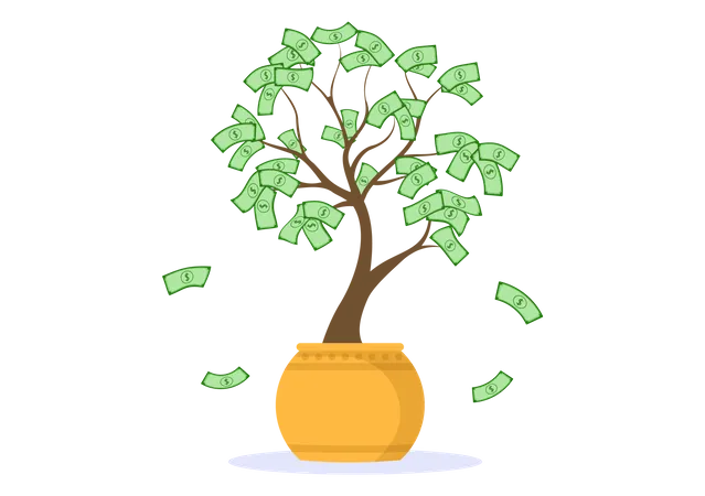 Money Tree  イラスト