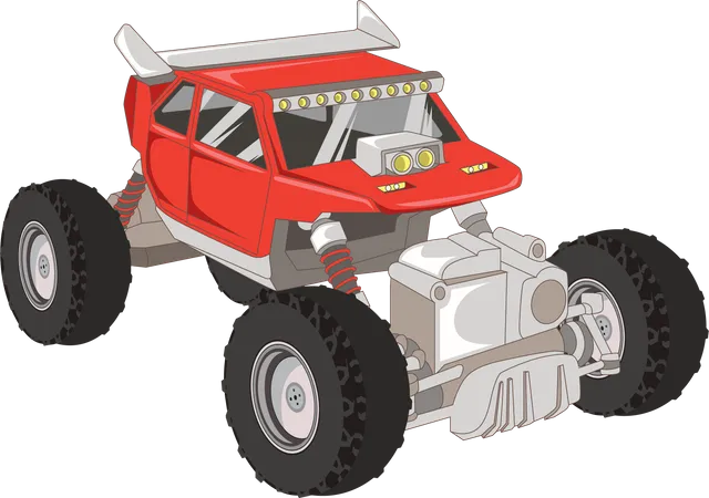 Monstertruck Auto  Illustration