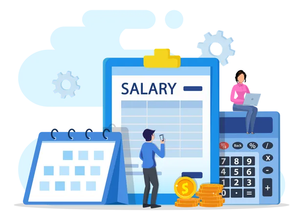 Monthly Salary  Illustration