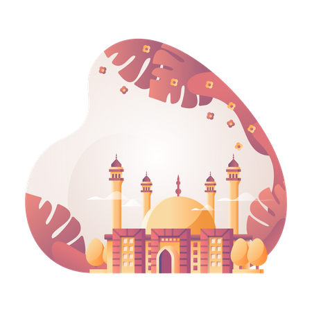 Mosque Building  Illustration