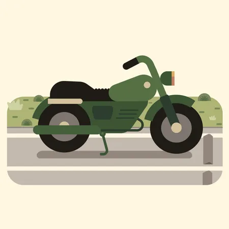 Motocicleta  Ilustração