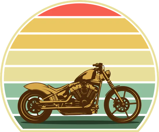 Motocicleta  Ilustração