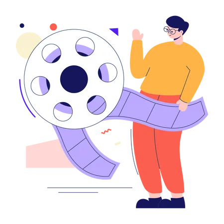 Movie maker  Illustration