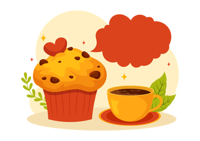 National Muffin Day  일러스트레이션