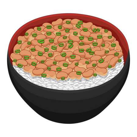 Natto  Illustration