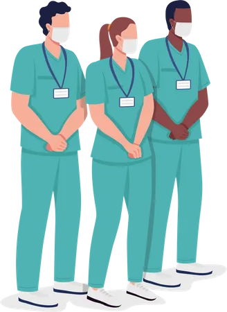 Nursing group  Illustration