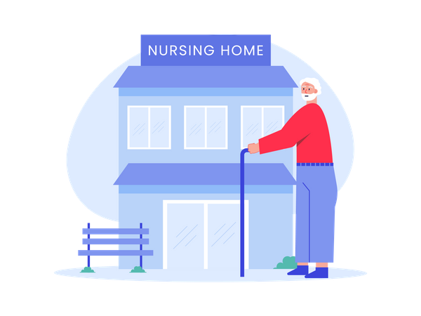 Nursing Home  Illustration