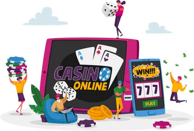 Online casino app  일러스트레이션