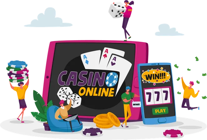 Online casino app  일러스트레이션