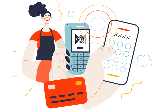 Online Payment  Illustration