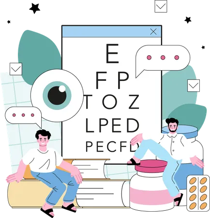 Optical reading  Illustration