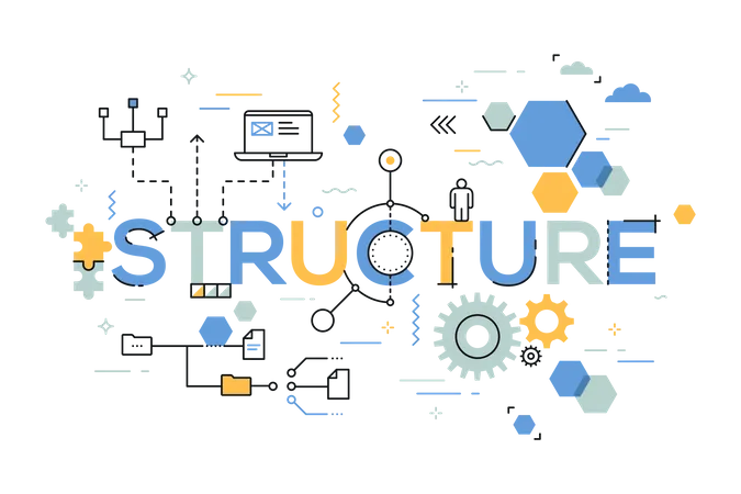 Organização estrutural  Ilustração