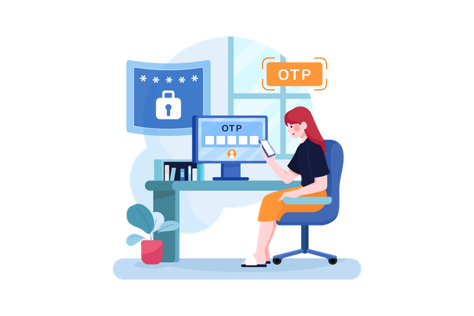 Sécurité de l'authentification OTP  Illustration