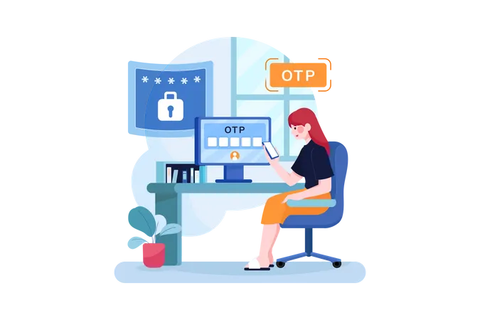 Sécurité de l'authentification OTP  Illustration