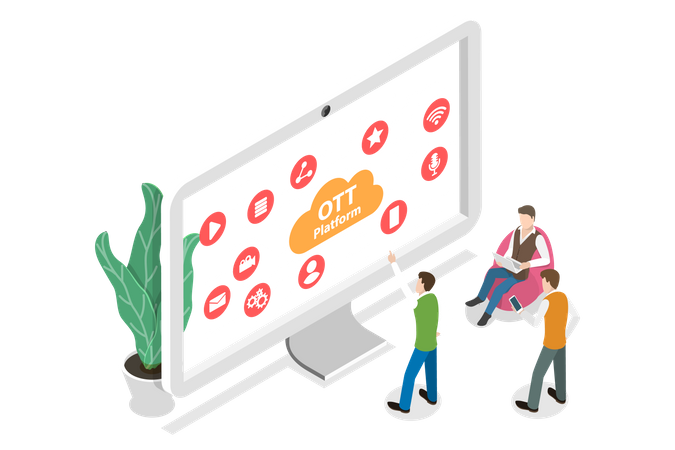 Ott Platform  Illustration