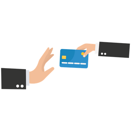 Paiement par carte refusé  Illustration