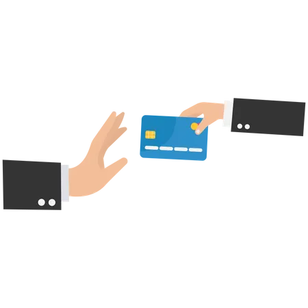 Paiement par carte refusé  Illustration