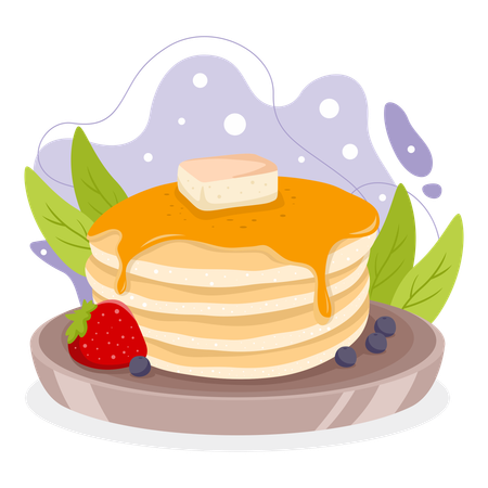 Pancake  일러스트레이션