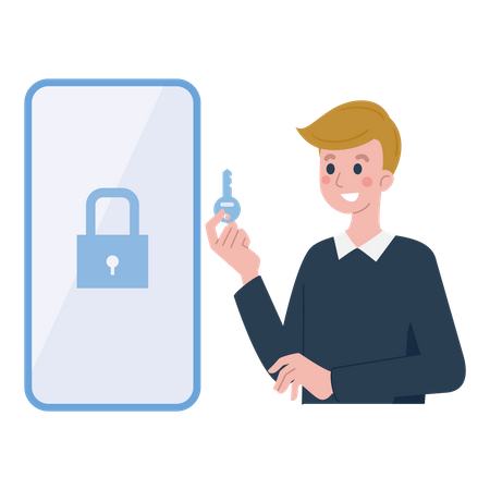 Password Protection  Illustration