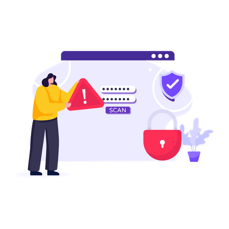 Password Website  Illustration