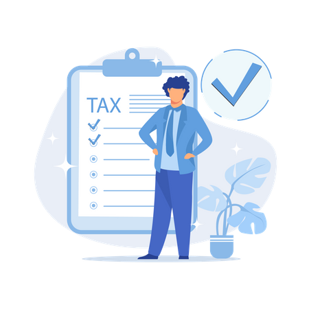 Payer les taxes  Illustration