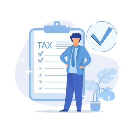 Payer les taxes  Illustration