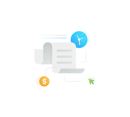 Payment invoice  Illustration