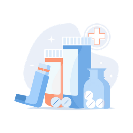 Pharmaceutical products  Illustration