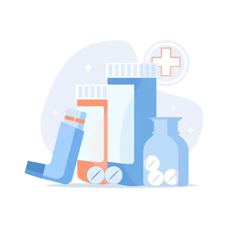 Pharmaceutical products  Illustration