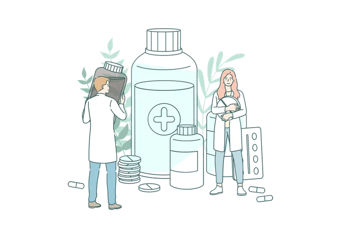 Pharmacy shop  Illustration