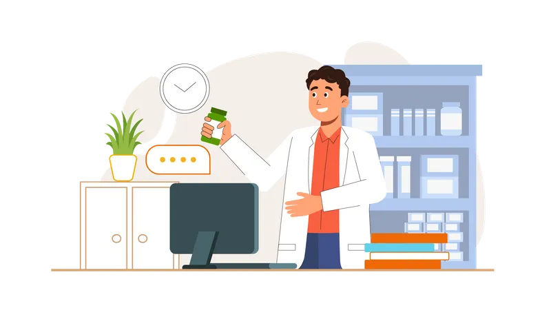 Pharmacy store  Illustration