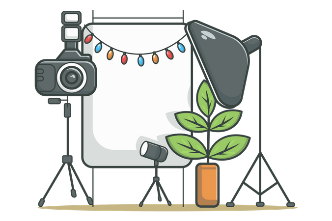 Photo studio  Illustration