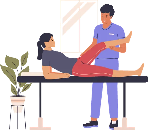 Physiotherapy  Illustration