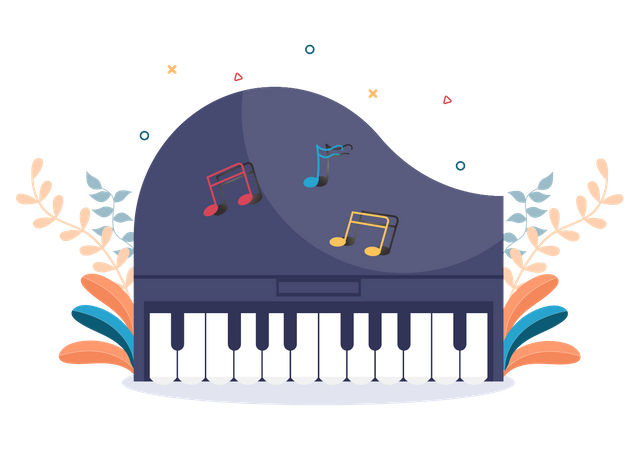 Piano  Illustration