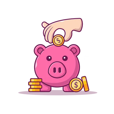 Piggy bank  Illustration