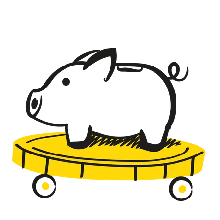 Piggy bank  Illustration