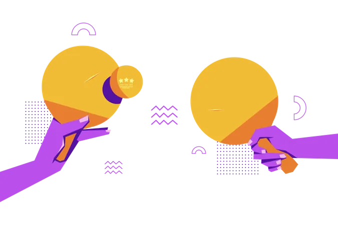 Ping Pong  Illustration