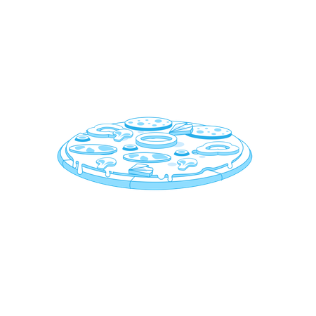 Pizza  Illustration