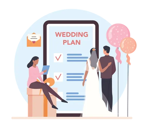 Plan de boda  Ilustración