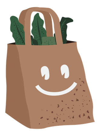 Plant Bag  Illustration