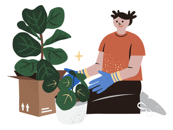 Plant Nursery  Illustration