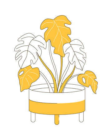 Planta grande  Ilustração