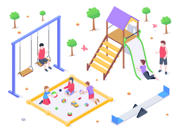 Playground  イラスト