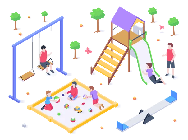 Playground  イラスト