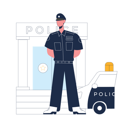 Police Officer  イラスト