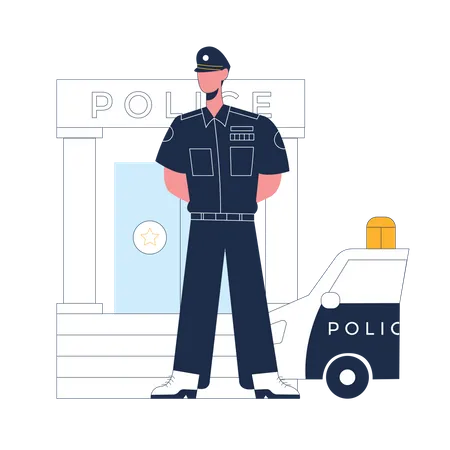 Police Officer  イラスト