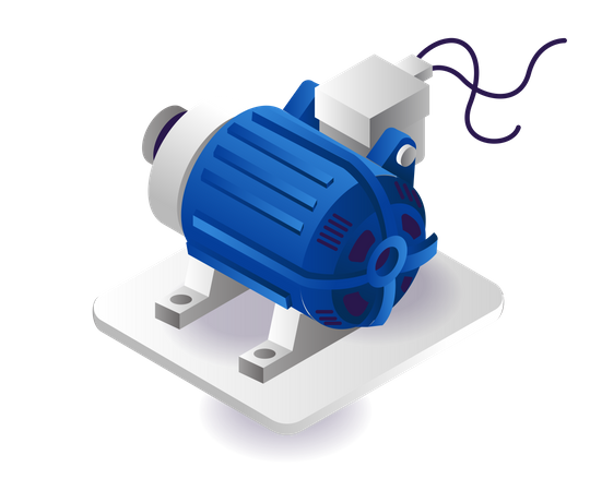 Pompe à eau électrique  Illustration