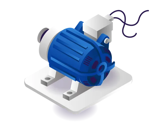 Pompe à eau électrique  Illustration